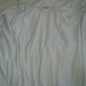 White NWOT knit lularoe Shirley